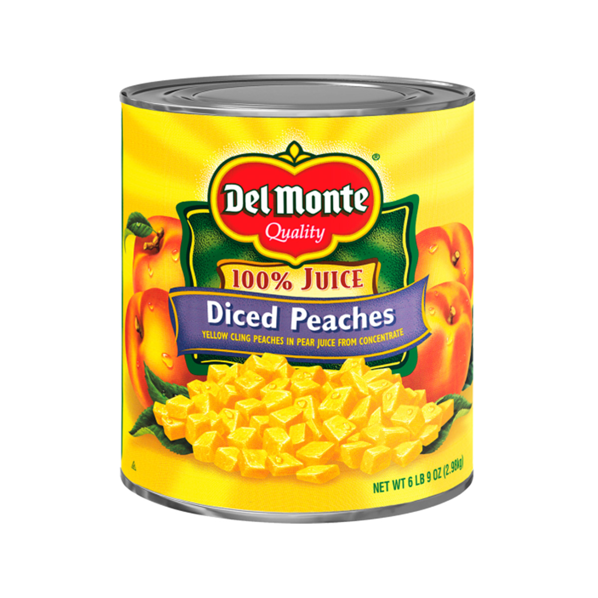 Del Monte® Diced Yellow Cling Peaches in 100% Pear Juice | Del
